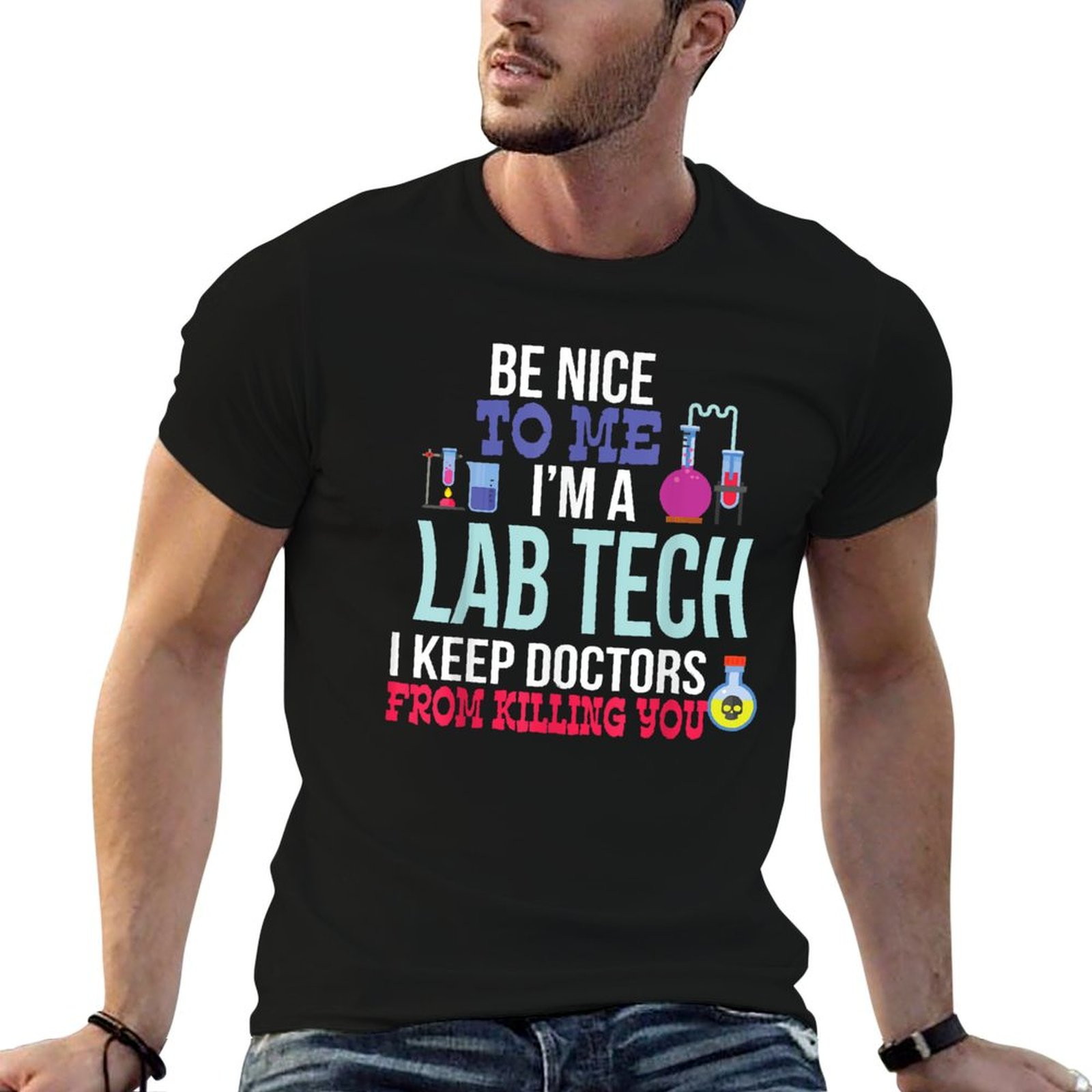 Medical Lab Tech - Divertente maglietta da tecnico di laboratorio